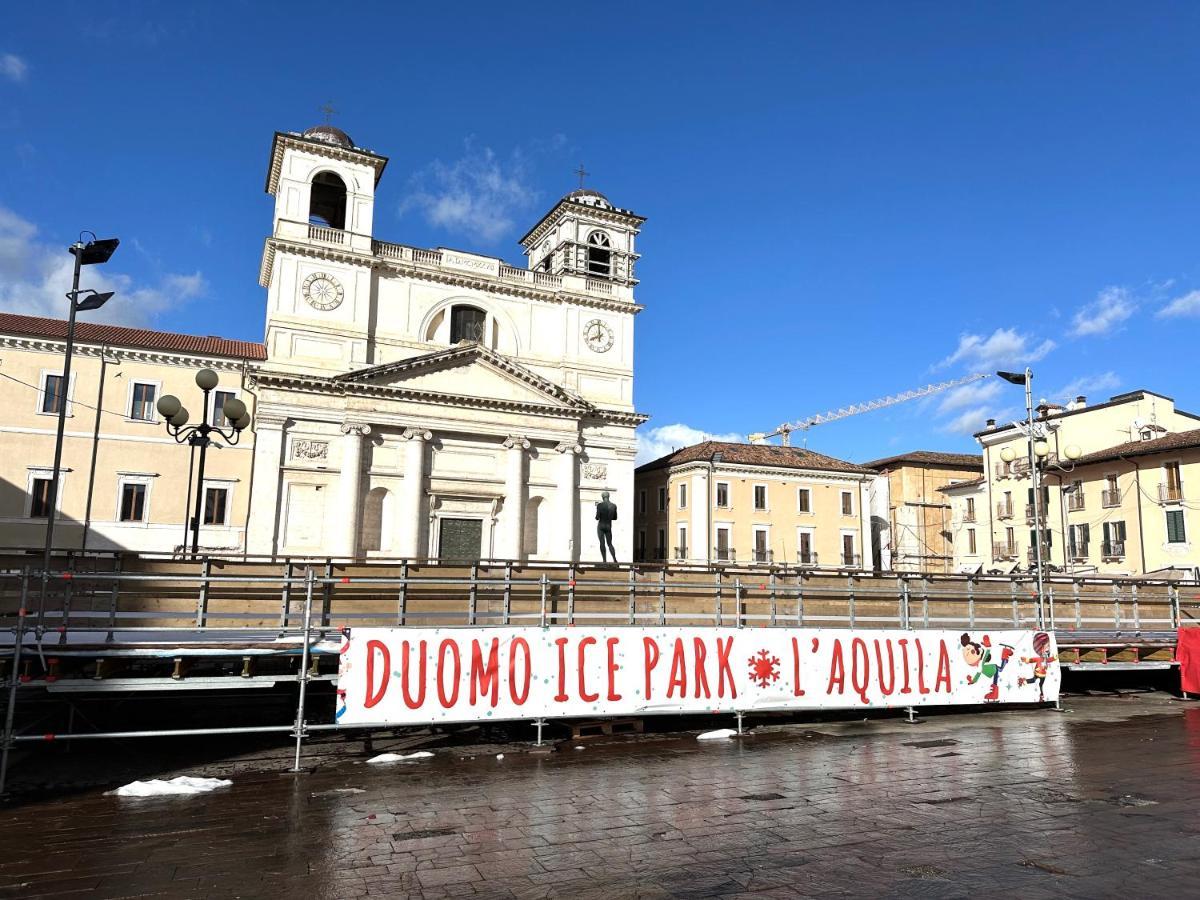 Dimora Del Sole - Intero Appartamento L'Aquila Bagian luar foto